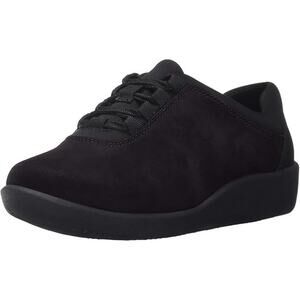 Clarks Cloudsteppers Tennis Shoes (Women's Size 5.5) Sillian Pine Casual Black